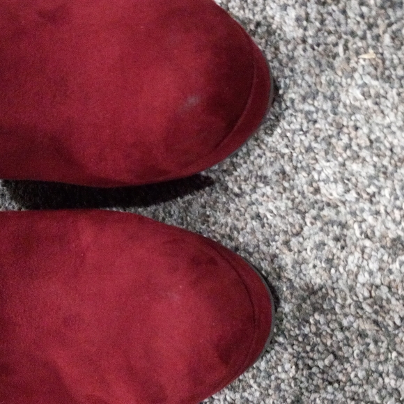 Suede Wedge Heel Woman Booties - Picture 7 of 8